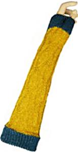 QT Feet Recycled 2 Tone Cable Fingerless Gloves