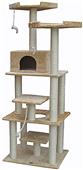 Go Pet Club 76" Beige Cat Tree Condo Furniture Go Pet Club 76" Beige Cat Tree Condo Furniture