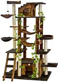 Go Pet Club 77" Brown/Black Cat Tree Condo Go Pet Club 77" Brown/Black Cat Tree Condo