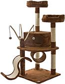 Go Pet Club 55" Cat Tree Condo Furniture Go Pet Club 55" Cat Tree Condo Furniture
