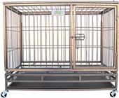 Go Pet Club Heavy Duty Steel Crate with Wheels Go Pet Club Heavy Duty Steel Crate with Wheels