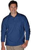 Edwards Unisex Long Sleeve Blended Pique Polo Edwards Unisex Long Sleeve Blended Pique Polo