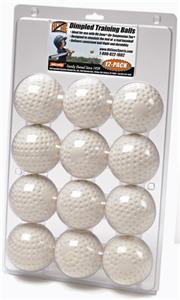 Hit Zone Dimpled Training Balls (Dozen)
