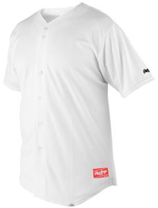 Rawlings Faux Button Baseball Jersey J21 & YJ21