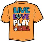 Tandem Sport Volley by the Sea Volleyball T-Shirt Tandem Sport Volley by the Sea Volleyball T-Shirt