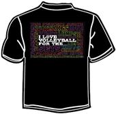 Tandem Sport For the Thrills Volleyball T-Shirt Tandem Sport For the Thrills Volleyball T-Shirt