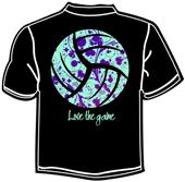 Tandem Sport Love the Game Volleyball T-Shirt Tandem Sport Love the Game Volleyball T-Shirt