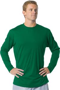 A4 Fusion Cotton Long Sleeve Crew Shirt