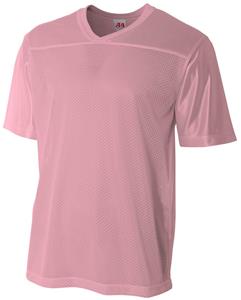 A4 Youth Pink Fan Football Jersey