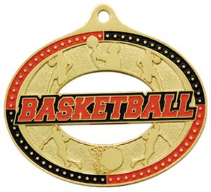 Hasty Awards Classic Basketball Medals M-740B