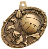 Hasty Awards Bust Out 3D Volleyball Medal M-755V Hasty Awards Bust Out 3D Volleyball Medal M-755V