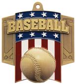 Hasty Awards Patriot Baseball Medal M-776C Hasty Awards Patriot Baseball Medal M-776C