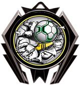 Hasty Awards Stealth Soccer Bust-Out Medal M-5200S Hasty Awards Stealth Soccer Bust-Out Medal M-5200S