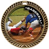 Hasty Awards Crest Baseball Medal P.R.2 M-8650C Hasty Awards Crest Baseball Medal P.R.2 M-8650C
