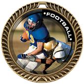 Hasty Awards Crest Football Medal P.R.2 M-8650F Hasty Awards Crest Football Medal P.R.2 M-8650F