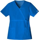 Cherokee Workwear Stretch Mock Wrap Scrub Top Cherokee Workwear Stretch Mock Wrap Scrub Top