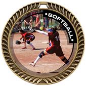 Hasty Awards Crest Softball Medal P.R.1 M-8650O Hasty Awards Crest Softball Medal P.R.1 M-8650O
