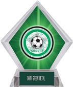 All-Star Soccer Green Diamond Ice Trophy