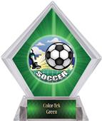 HD Soccer Green Diamond Ice Trophy HD Soccer Green Diamond Ice Trophy