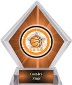 All-Star Basketball Orange Diamond Ice Trophy