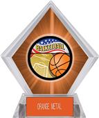 Americana Basketball Orange Diamond Ice Trophy Americana Basketball Orange Diamond Ice Trophy