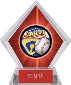Americana Baseball Red Diamond Ice Trophy Americana Baseball Red Diamond Ice Trophy