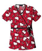Cherokee Tooniforms Womens Mock Wrap Tunic Scrubs