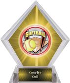ProSport Softball Yellow Diamond Ice Trophy ProSport Softball Yellow Diamond Ice Trophy