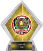 Shield Softball Yellow Diamond Ice Trophy Shield Softball Yellow Diamond Ice Trophy