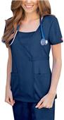 Dickies Women's Mock Wrap Scrub Top