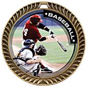 Hasty Awards Crest Baseball Medal P.R.1 M-8650C Hasty Awards Crest Baseball Medal P.R.1 M-8650C
