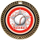 Hasty Awards Crest Baseball Medal All-Star M-8650C