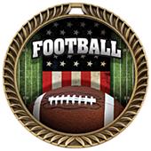 Hasty Awards Crest Football Medal Patriot M-8650F Hasty Awards Crest Football Medal Patriot M-8650F