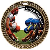 Hasty Awards Crest Football Medal P.R.1 M-8650F Hasty Awards Crest Football Medal P.R.1 M-8650F