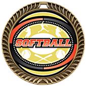 Hasty Awards Crest Softball Medal Classic M-8650O Hasty Awards Crest Softball Medal Classic M-8650O