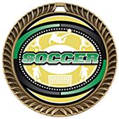 Hasty Award Crest Soccer Medal Classic M-8650S Hasty Award Crest Soccer Medal Classic M-8650S