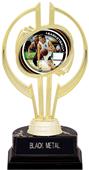 Gold Hurricane 7" P.R. Male Basketball Trophy Gold Hurricane 7" P.R. Male Basketball Trophy