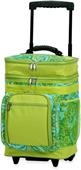 Picnic Plus Green Paisley Partytime Rolling Cooler