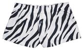 Boxercraft Womens Zebra Flannel Bitty Boxer Shorts
