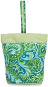 Picnic Plus Green Paisley Razz Lunch Tote Picnic Plus Green Paisley Razz Lunch Tote