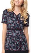 Dickies Womens Jr. Fit Mock Wrap Scrub Top