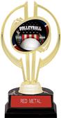 Gold Hurricane 7" Patriot Volleyball Trophy