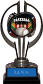Black Hurricane 7" Patriot Baseball Trophy