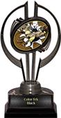 Black Hurricane 7" Bust-Out Football Trophy Black Hurricane 7" Bust-Out Football Trophy