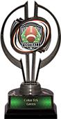 Black Hurricane 7" Shield Football Trophy Black Hurricane 7" Shield Football Trophy