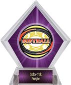 Awards Classic Softball Purple Diamond Ice Trophy Awards Classic Softball Purple Diamond Ice Trophy