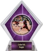 Awards P.R.1 Softball Purple Diamond Ice Trophy Awards P.R.1 Softball Purple Diamond Ice Trophy