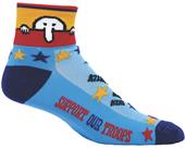 Red Lion Zany Kilroy Performance Crew Socks CO Red Lion Zany Kilroy Performance Crew Socks CO