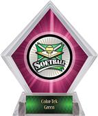 Awards Xtreme Softball Pink Diamond Ice Trophy Awards Xtreme Softball Pink Diamond Ice Trophy