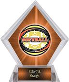 Awards Classic Softball Orange Diamond Ice Trophy Awards Classic Softball Orange Diamond Ice Trophy